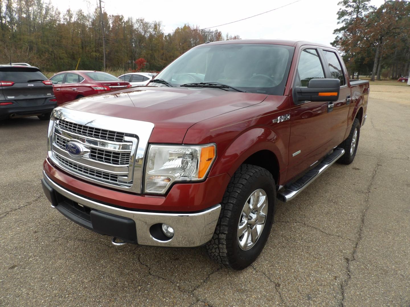 2014 Sunset Pearl /Tan Ford F-150 (1FTFW1ET0EK) , located at 401 First NE, Bearden, AR, 71720, (870) 687-3414, 33.726528, -92.611519 - Photo#0